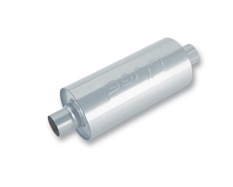 Borla Universal Performance 2.5in Inlet/Outlet Stainless Racing Muffler