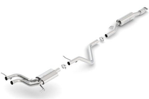 Borla 13-15 Hyundai Veloster Turbo 1.6L AT/MT FWD 2dr Dual Center Rear Exit Cat-Back Exhaust
