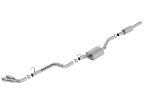 Borla 2020 Jeep Gladiator JT 3.6L V6 AWD ATAK Dual Side Catback w/ Chrome Tips