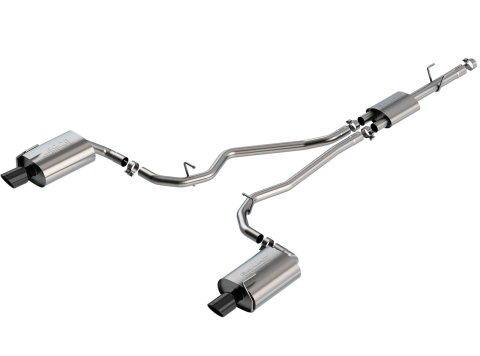 Borla 2020 Ford Explorer Limited Ecoboost 2.3L 2.25in S-type Exhaust - Black Chrome Tips