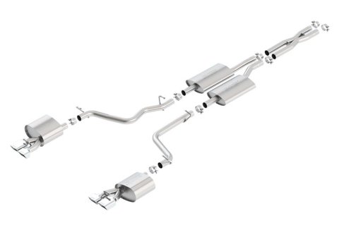 Borla 11-14 Dodge Challenger 3.6L AT/MT RWD 2Dr Single Split Rear Exit Rectangle Tip Catback Exhaust
