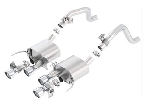 Borla 2014 Chevrolet Corvette C7 6.2L 8cyl S Type Exhaust w/ NPP Dual Mode (rear section only)
