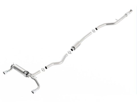 Borla 13-16 BMW 335i / 435i Atak Cat back SS 3.0in, 2.25in 3.5in Tip Single Rolled