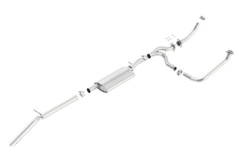 Borla 12-15 Jeep Wrangler 3.6L V6 Auto/Manual Trans Turndown Tip Dual Left Rear Exit Exhaust