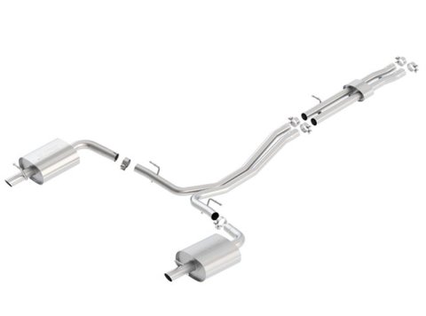 Borla 2016 Ford Explorer 3.5L EcoBoost Dual Split Rear Ext SS S-Type CB Exhaust (No Tips)