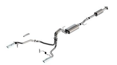 Borla F-150 2021 2.7L/3.5L 4dr CC SB EC STB Lari/King R/Plinum/LTD 3/2.25 SRE CB Touring CHR Tips