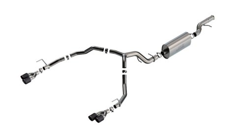 Borla 21-22 Chevrolet Tahoe 6.2L V8 2/4WD 4DR T-304 SS Touring Cat-Back Exhaust w/ Carbon Fiber Tips
