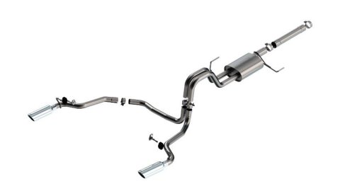 Borla 21-22 Ford F-150 Powerboost 3.5L V6 2WD & 4WD 4DR 3in, 2.25in S-TYPE Catback w/ Chrome Tip