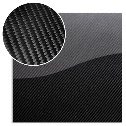 Borla Carbon Fiber Flat Panel 12x12x0.060 - Gloss Finish Carbon Fiber Laminate