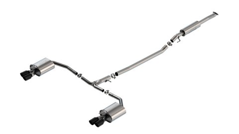 Borla 21-23 Hyundai Sonata N Line 2.5L i4 AT FWD 4DR 2.00in 2.75in S-Type Exhaust - Black Chrome