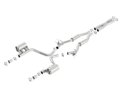 Borla 15-16 Dodge Challenger SRT 392 S-Type Catback Exhaust Single Split Rear Exit (No Tip)