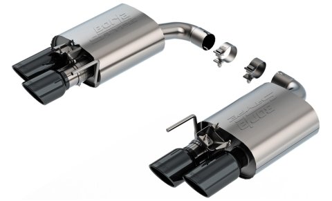 Borla 2024 Ford Mustang GT 5.0L V8 w/ Active Exhaust S-Type Axle-Back Exhaust System - Black Chrome