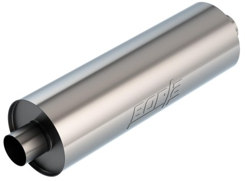 Borla Specialty Muffler 3in Center In/Out 7.75in Dia. 24in Body 29in OAL Touring Un-Notched