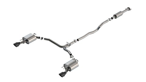 Borla 20-24 Toyota Camry TRD 3.5L V6 FWD S-Type Cat-back - Black Chrome