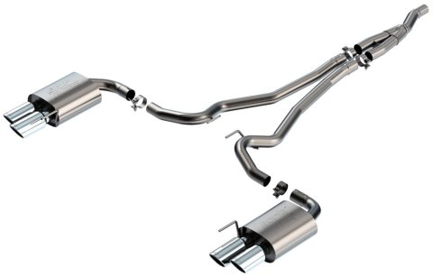 Borla 2024 Ford Mustang Ecoboost 2.3L Cat-Back Exhaust System ATAK w/ Quad Tip - Non-Active