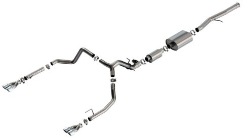 Borla 2024 Chevy Silverado 1500 6.2L V8 S-Type Catback Exhaust w/ Simulator - Chrome