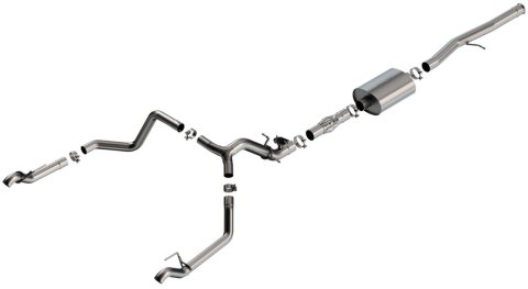 Borla 2024 Chevy Silverado 1500 6.2L V8 ATAK Catback Exhaust (Use Fact Fascia Tips)