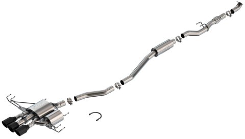 Borla 2024 Acura Integra Type S ATAK Cat-Back Exhaust System - Coated Black