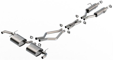 Borla 22-24 Jeep Grand Cherokee Overland Summit V6 2WD & 4WD S-TYPE Cat-Back Exhaust