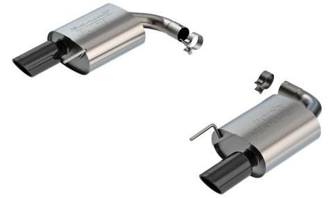 Borla 2024-2025 Ford Mustang Eco Boost 2.3L S-Type Axle Back Exhaust w/ Black Chrome Tips