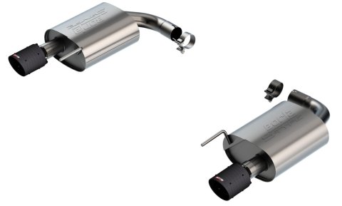 Borla 2024-2025 Ford Mustang Eco Boost 2.3L S-Type Axle Back Exhaust w/ Carbon Fiber Tips
