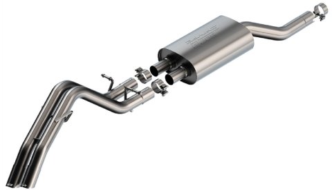 Borla 2024+ Ford Ranger S Type Catback System - Rock Crawler Design