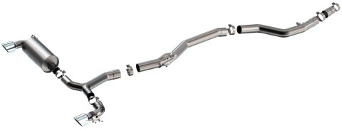Borla 20-25 Toyota GR Supra ATAK Cat-Back Exhaust System w/ Chrome Tips