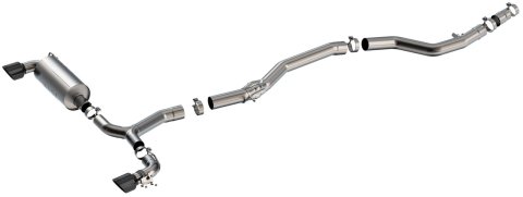 Borla 20-25 Toyota GR Supra ATAK Cat-Back Exhaust System w/ Black Chrome Tips