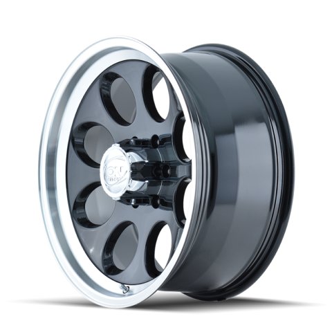 ION Type 171 18x9 / 6x139.7 BP / 0mm Offset / 106mm Hub Black/Machined Wheel