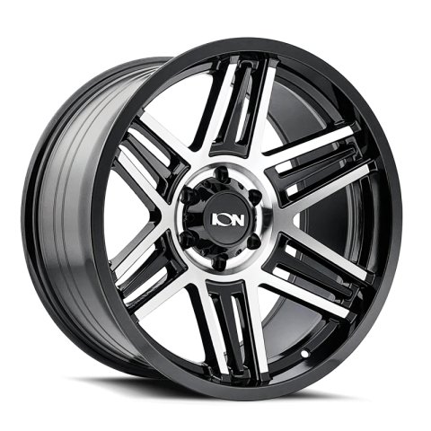 ION Type 147 17x9 / 5x127 BP / 0mm Offset / 78.1mm Hub Black/Machined Wheel