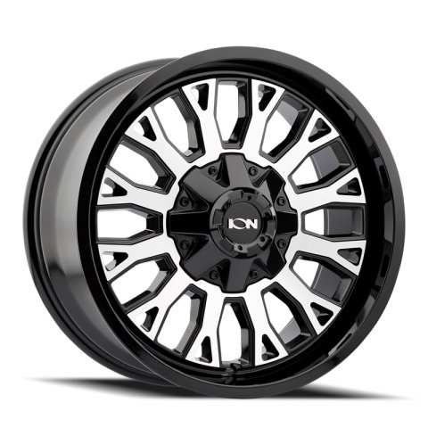 ION Type 152 20x9 / 8x180 BP / 0mm Offset / 124.1mm Hub Black/Machined Wheel
