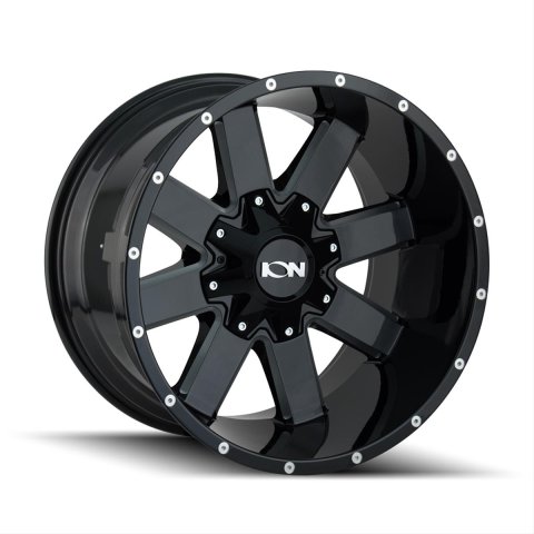 ION 141 18x9 / 8x170 BP / 18mm Offset / 125.2mm Hub Gloss Black Milled Wheel