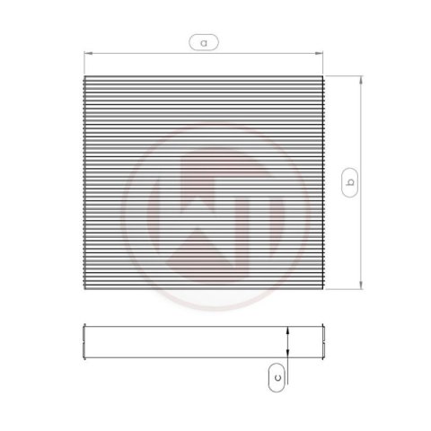Wagner Tuning 645x395x52mm Radiator Core