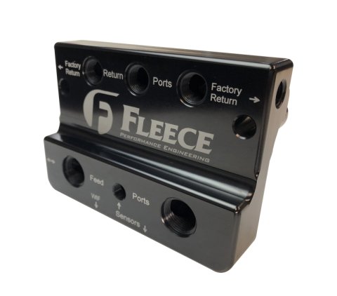 Fleece Performance 10-12 Dodge 6.7L Cummins 4th Gen Fuel Distribution Block