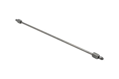 Fleece Performance 21in High Pressure Fuel Line (8mm x 3.5mm Line, M14x1.5 Nuts)