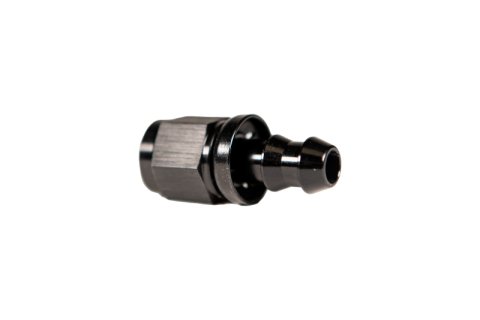 Fleece Performance Universal -6AN Straight to Hose Barb - Black