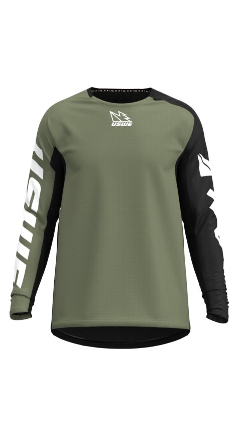 USWE Kalk Off-Road Jersey Olive Green - Large