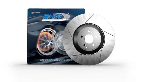 SHW 16-19 Mercedes-Benz C63 AMG 4.0L Front Drilled-Slotted Lightweight Brake Rotor (2224212612)