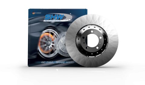 SHW 16-20 Bentley Bentayga 6.0L Front Smooth Lightweight Brake Rotor (4M0615301AR)