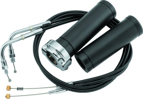 S&S Cycle 1in Handlebars 2-Cable Throttle Assembly Cable - 36in