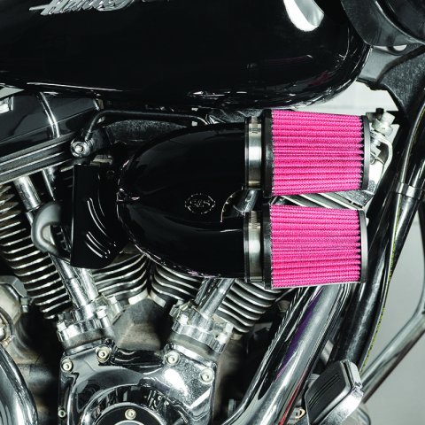 S&S Cycle 08-16 Touring Models/16-17 ST Tuned Induction Kit - Gloss Black