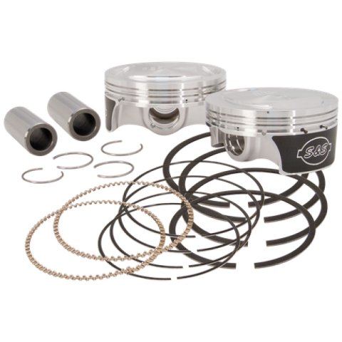 S&S Cycle 2007+ BT 3-7/8in x 4-3/8in Piston Set - Standard