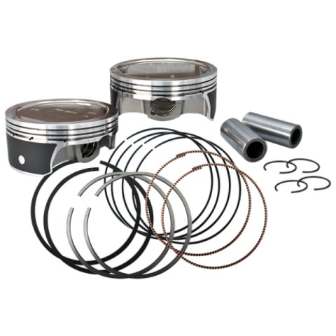 S&S Cycle 2007+ BT 4-1/8in DD Piston Set - .010in