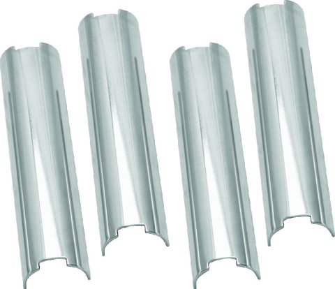 S&S Cycle 3.200in Pushrod Cover Keeper Set - Chrome
