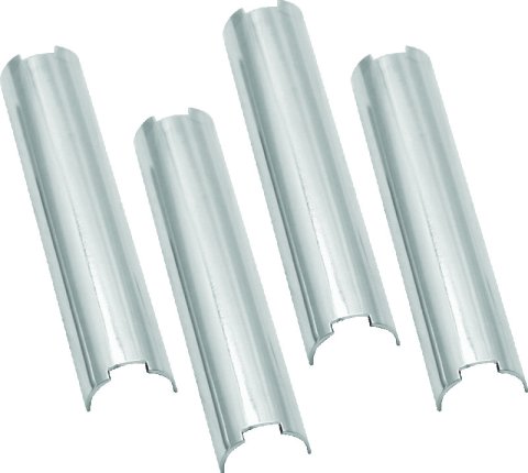 S&S Cycle 3.300in Pushrod Cover Keeper Set - Chrome