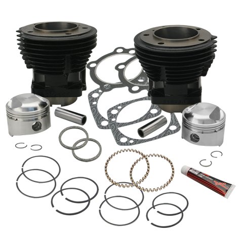 S&S Cycle 66-84 BT 80in 3-1/2in Bore Cylinder and Standard Compression Piston Kit