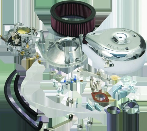 S&S Cycle 66-84 BT Super E Carburtetor Kit w/o Manifold & Mounting Hardware