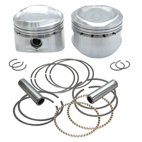 S&S Cycle 84-99 BT 89in Low Compression Stroker Pistons - .010in