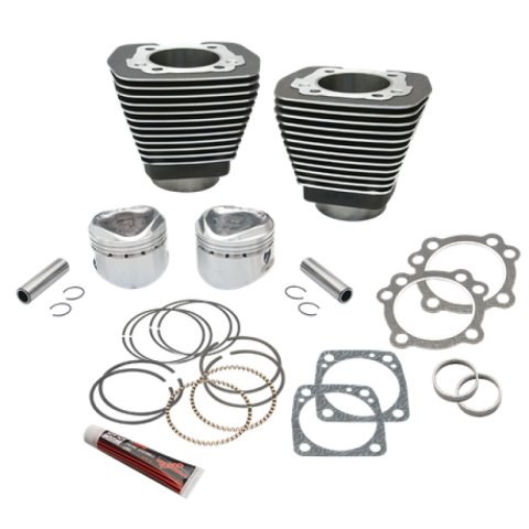 S&S Cycle 84-99 BT w/ Super Stock Heads 89in 3-1/2in Bore Cylinder and Piston Kit