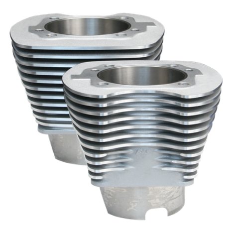 S&S Cycle 84-99 BT 4-1/8in Bore Cylinder Set For 117in V-Series Engines - Natural